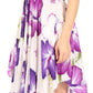 Sakkas Hamisi Women's Tube Spaghetti Strap Floral Print Summer Casual Short Dress