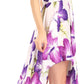 Sakkas Hamisi Women's Tube Spaghetti Strap Floral Print Summer Casual Short Dress