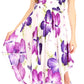 Sakkas Hamisi Women's Tube Spaghetti Strap Floral Print Summer Casual Short Dress