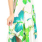 Sakkas Hamisi Women's Tube Spaghetti Strap Floral Print Summer Casual Short Dress