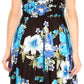 Sakkas Kiera Women's Tube Spaghetti Strap Floral Print Summer Casual Short Dress