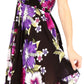Sakkas Kiera Women's Tube Spaghetti Strap Floral Print Summer Casual Short Dress