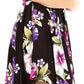 Sakkas Kiera Women's Tube Spaghetti Strap Floral Print Summer Casual Short Dress