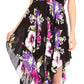 Sakkas Kiera Women's Tube Spaghetti Strap Floral Print Summer Casual Short Dress