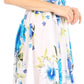 Sakkas Kiera Women's Tube Spaghetti Strap Floral Print Summer Casual Short Dress