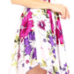 Sakkas Kiera Women's Tube Spaghetti Strap Floral Print Summer Casual Short Dress