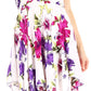 Sakkas Kiera Women's Tube Spaghetti Strap Floral Print Summer Casual Short Dress