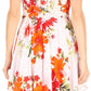 Sakkas Kiera Women's Tube Spaghetti Strap Floral Print Summer Casual Short Dress