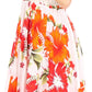 Sakkas Kiera Women's Tube Spaghetti Strap Floral Print Summer Casual Short Dress