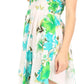 Sakkas Kiera Women's Tube Spaghetti Strap Floral Print Summer Casual Short Dress