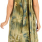 Sakkas Magy Women's Casual Summer Sleeveless Loose Tank Dress Tie-dye Floral Print