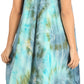 Sakkas Magy Women's Casual Summer Sleeveless Loose Tank Dress Tie-dye Floral Print