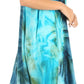 Sakkas Magy Women's Casual Summer Sleeveless Loose Tank Dress Tie-dye Floral Print