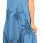 Sakkas Tinna Women's Casual Sleeveless Tank Flare Midi Boho Print Dress Cover-up
