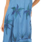 Sakkas Tinna Women's Casual Sleeveless Tank Flare Midi Boho Print Dress Cover-up
