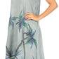 Sakkas Tinna Women's Casual Sleeveless Tank Flare Midi Boho Print Dress Cover-up