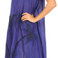 Sakkas Tinna Women's Casual Sleeveless Tank Flare Midi Boho Print Dress Cover-up