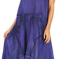 Sakkas Tinna Women's Casual Sleeveless Tank Flare Midi Boho Print Dress Cover-up