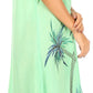 Sakkas Tinna Women's Casual Sleeveless Tank Flare Midi Boho Print Dress Cover-up