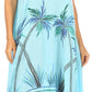 Sakkas Tinna Women's Casual Sleeveless Tank Flare Midi Boho Print Dress Cover-up