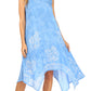 Sakkas Tinna Women's Casual Sleeveless Tank Flare Midi Boho Print Dress Cover-up