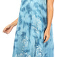 Sakkas Tinna Women's Casual Sleeveless Tank Flare Midi Boho Print Dress Cover-up