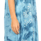 Sakkas Tinna Women's Casual Sleeveless Tank Flare Midi Boho Print Dress Cover-up