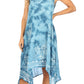 Sakkas Tinna Women's Casual Sleeveless Tank Flare Midi Boho Print Dress Cover-up