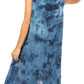 Sakkas Tinna Women's Casual Sleeveless Tank Flare Midi Boho Print Dress Cover-up