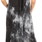 Sakkas Arema Women's Casual Summer Sleeveless Caftan Maxi Tent Dress Batik Loose