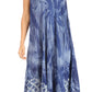 Sakkas Arema Women's Casual Summer Sleeveless Caftan Maxi Tent Dress Batik Loose