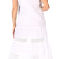 Sakkas Fiona Casual Summer Sleeveless Long Maxi Boho Peasant Dress w/Lace Floral
