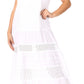 Sakkas Fiona Casual Summer Sleeveless Long Maxi Boho Peasant Dress w/Lace Floral