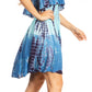 Boho Summer Women's Sun Dress with Smock Elastic and Strapless Design - Sakkas Tami