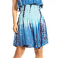 Boho Summer Women's Sun Dress with Smock Elastic and Strapless Design - Sakkas Tami