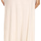 Sakkas Soft Jersey Feel Solid Color Strapless High Low Dress / Skirt