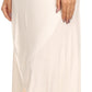 Sakkas Soft Jersey Feel Solid Color Strapless High Low Dress / Skirt