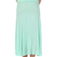 Sakkas Soft Jersey Feel Solid Color Strapless High Low Dress / Skirt