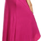 Sakkas Soft Jersey Feel Solid Color Strapless High Low Dress / Skirt
