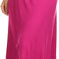Sakkas Soft Jersey Feel Solid Color Strapless High Low Dress / Skirt