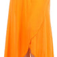 Sakkas Soft Jersey Feel Solid Color Strapless High Low Dress / Skirt