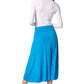 Sakkas Soft Jersey Feel Solid Color Strapless High Low Dress / Skirt