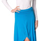 Sakkas Soft Jersey Feel Solid Color Strapless High Low Dress / Skirt