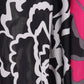 Sakkas Big Flower Graphic Print V-neck Cap Sleeve Empire Waist Long Dress