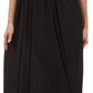 Sakkas Big Flower Graphic Print V-neck Cap Sleeve Empire Waist Long Dress