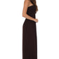 Sakkas Soft Jersey Feel Solid Color Smocked Bodice String Halter Long Dress