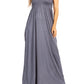 Sakkas Soft Jersey Feel Solid Color Smocked Bodice String Halter Long Dress