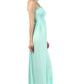 Sakkas Soft Jersey Feel Solid Color Smocked Bodice String Halter Long Dress