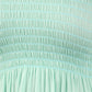 Sakkas Soft Jersey Feel Solid Color Smocked Bodice String Halter Long Dress