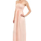 Sakkas Soft Jersey Feel Solid Color Smocked Bodice String Halter Long Dress
